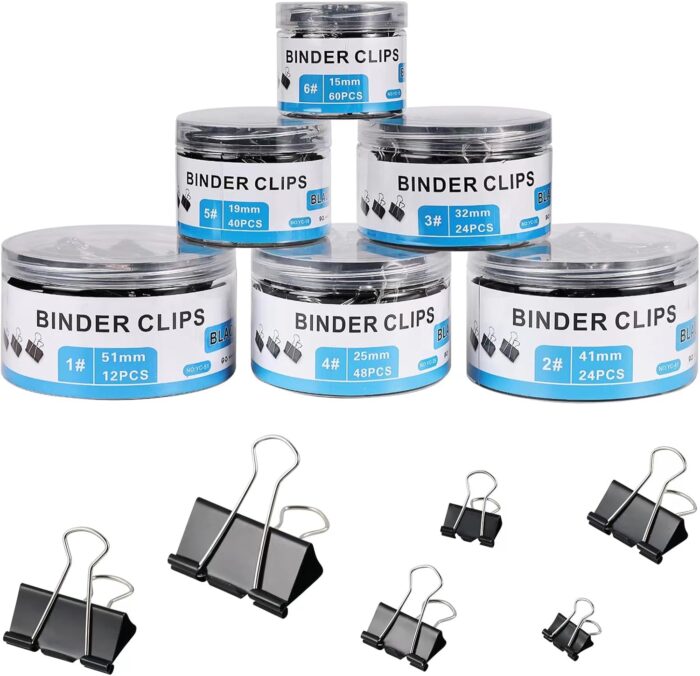 Binder Clips Assorted Set